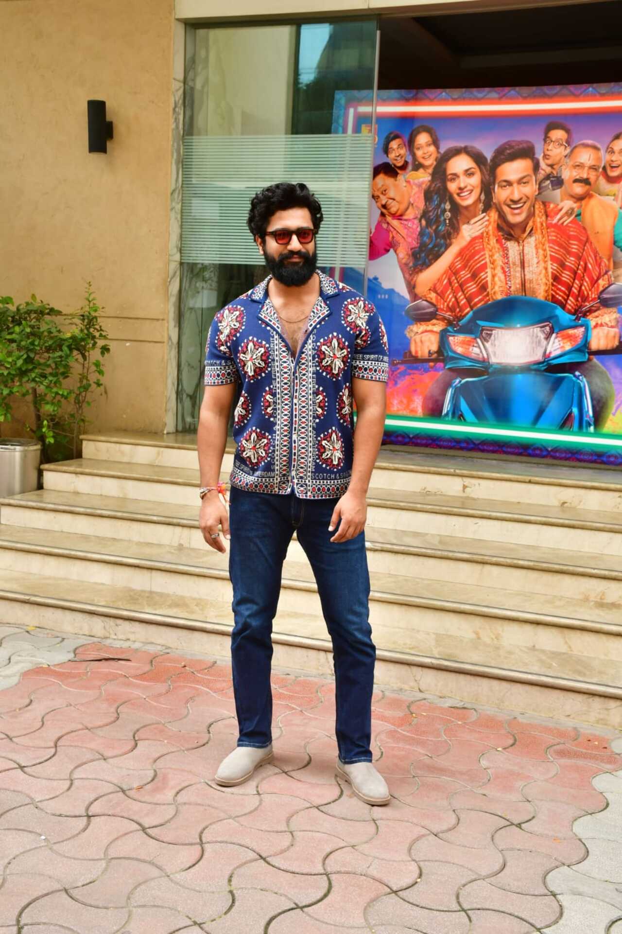 Vicky Kaushal launched the trailer of his upcoming film, The Great Indian Family, today